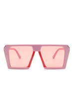 Carica l&#39;immagine nel visualizzatore di Gallery, Cramilo Eyewear Women&#39;s Square Oversize Color Tinted Sunglasses
