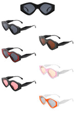 Load image into Gallery viewer, Cramilo Eyewear Geometric Triangle Futuristic Tinted Sunglasses
