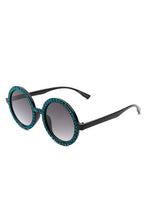 Load image into Gallery viewer, Cramillo Eyewear Women&#39;s Round Rhinestone Embellished Tinted Sunglasses
