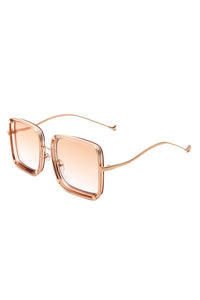 Cramilo Eyewear Classic Square Retro Tinted Sunglasses