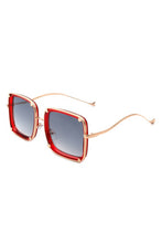 Load image into Gallery viewer, Cramilo Eyewear Classic Square Retro Tinted Sunglasses
