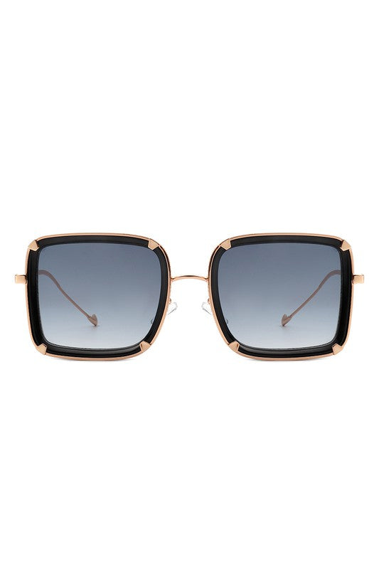 Cramilo Eyewear Classic Square Retro Tinted Sunglasses