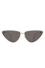 Carica l&#39;immagine nel visualizzatore di Gallery, Cramilo Eyewear Retro Tinted Flat Lens Cat Eye Sunglasses
