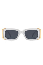 Ladda upp bild till gallerivisning, Cramilo Eyewear Women&#39;s Thick Frame Rounded Rectangle Sunglasses
