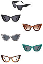 Load image into Gallery viewer, Cramilo Eyewear Retro Square Vintage Tinted Cat Eye Sunglasses
