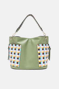 Nicole Lee Multicolor Modern Three Piece Handbag Set
