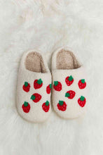 Load image into Gallery viewer, Melody Strawberry Plush Slide Slippers
