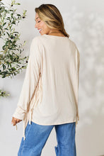 Load image into Gallery viewer, Celeste Ivory Long Sleeve Fringe Detailed Top

