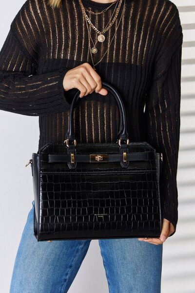 David Jones Percilla Textured Vegan Leather Handbag
