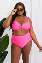 Загрузить изображение в средство просмотра галереи, Marina West Swim Hot Pink Two Piece Bikini Set
