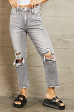 Load image into Gallery viewer, BAYEAS &quot;Sugar Pie&quot; High Waisted Cropped Straight Leg Jeans

