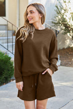 Load image into Gallery viewer, Double Take Ribbed Knit Two Piece Loungewear Set
