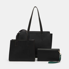 Carica l&#39;immagine nel visualizzatore di Gallery, Nicole Lee USA 3-Piece Color Block Handbag Set
