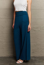 Load image into Gallery viewer, Culture Code Teal Blue Wide Leg Palazzo Style Pants
