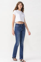 Load image into Gallery viewer, Lovervet by Flying Monkey Rebecca Midrise Dark Blue Washed Denim Bootcut Jeans
