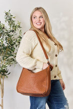 Load image into Gallery viewer, SHOMICO Weaved Vegan Leather Handbag
