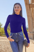Load image into Gallery viewer, Basic Bae Solid Color Mock Neck Bodysuit

