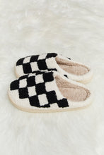 Load image into Gallery viewer, Melody Checkered Plush Slide Slippers
