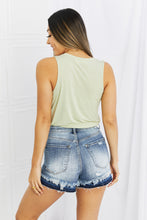 Load image into Gallery viewer, DOUBLE ZERO Sage Green Sleeveless Tank Top
