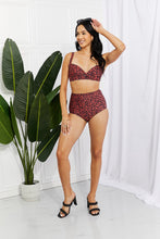Load image into Gallery viewer, Marina West Swim Ochre Leopard Two Piece Bikini Set
