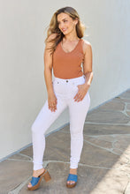 Load image into Gallery viewer, Kancan Alyssa High Rise White Denim Skinny Jeans
