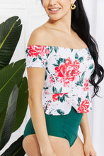 Ladda upp bild till gallerivisning, Marina West Swim Multicolor Floral Off Shoulder Two Piece Set
