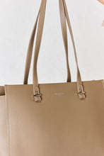 Load image into Gallery viewer, David Jones Luxe Vegan Leather Business Tote Bag
