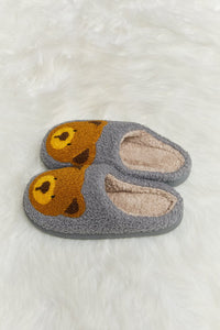 Melody Teddy Bear Plush Slide Slippers