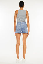 Load image into Gallery viewer, Kancan Dezi Distressed Chewed Raw Hem Denim Shorts
