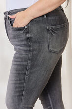 Ladda upp bild till gallerivisning, Judy Blue Missy High Waisted Tummy Control Released Hem Gray Denim Skinny Jeans
