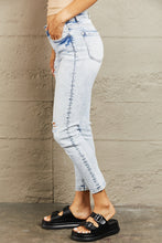 Load image into Gallery viewer, BAYEAS Chavi Mid Rise Acid Wash Blue Denim Skinny Jeans
