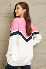 Load image into Gallery viewer, e.Luna Chevron Long Sleeve Ultra Soft Knit Top

