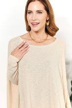Load image into Gallery viewer, HEYSON Cream Oversized Super Soft Ribbed Top
