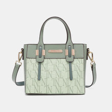 Cargar imagen en el visor de la galería, Nicole Lee USA 3-Piece Letter Print Texture Handbag Set
