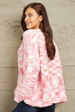 Load image into Gallery viewer, e.Luna Pink Heathered Soft Chunky Cable Knit Top
