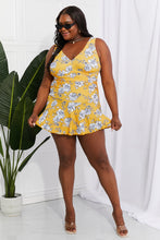 Ladda upp bild till gallerivisning, Marina West Swim Yellow Multicolor Floral Swim Dress
