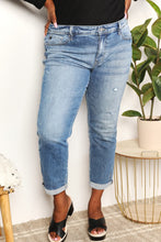 Load image into Gallery viewer, Kancan Marilyn Mid Rise Blue Denim Boyfriend Jeans

