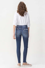 Load image into Gallery viewer, Lovervet by Flying Monkey Hayden High Rise Distressed Blue Denim Skinny Jeans
