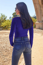 Carica l&#39;immagine nel visualizzatore di Gallery, Basic Bae Solid Color Classic Long Sleeve Bodysuit
