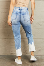Load image into Gallery viewer, BAYEAS Maybe Two Tone High Rise Distressed Cropped Relaxed Skinny Jeans
