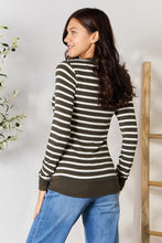 Load image into Gallery viewer, Zenana Striped Snap Down Cardigan
