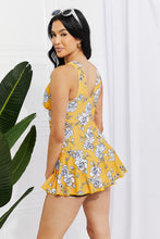 Ladda upp bild till gallerivisning, Marina West Swim Yellow Multicolor Floral Swim Dress
