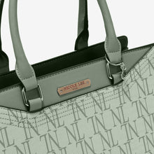 Carica l&#39;immagine nel visualizzatore di Gallery, Nicole Lee USA 3-Piece Letter Print Texture Handbag Set
