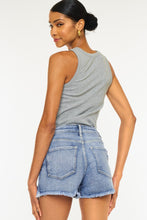 Load image into Gallery viewer, Kancan Dezi Distressed Chewed Raw Hem Denim Shorts
