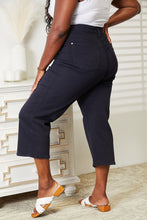 Load image into Gallery viewer, Judy Blue Monique High Waist Tummy Control Garment Dyed Wide Cropped Jeans
