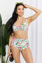 Load image into Gallery viewer, Marina West Swim White Multicolor Floral Two Piece Bikini Set
