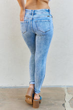 Load image into Gallery viewer, Kancan Emma High Rise Distressed Blue Mineral Washed Blue Denim Skinny Jeans
