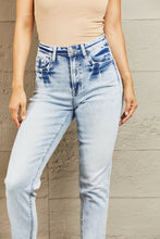 Load image into Gallery viewer, BAYEAS Lella High Waisted Acid Washed Relaxed Blue Denim Skinny Jeans
