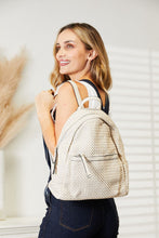 Load image into Gallery viewer, SHOMICO Beige Vegan Leather Backpack
