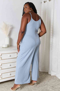 Basic Bae Pocketed Wide Leg Jumpsuit